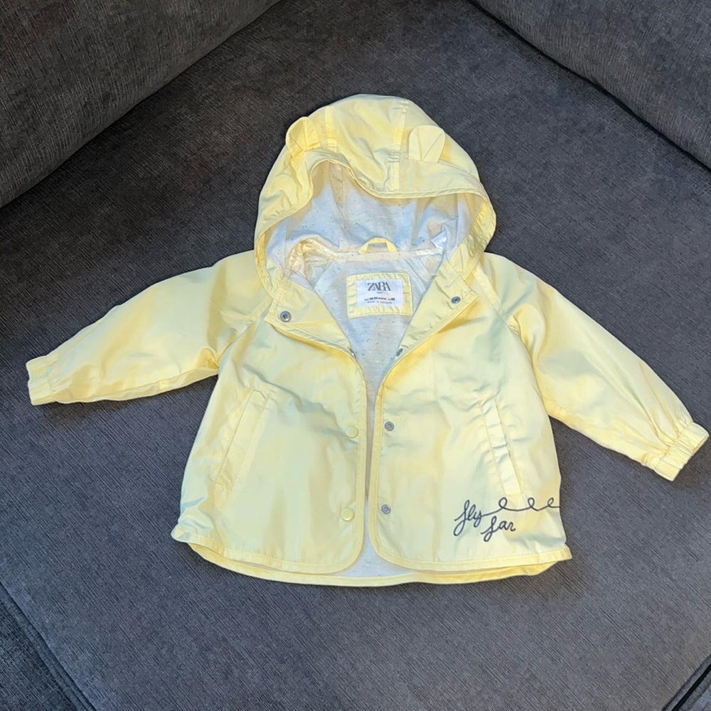 Zara Toddler Hooded Rain Jacket (EUC)